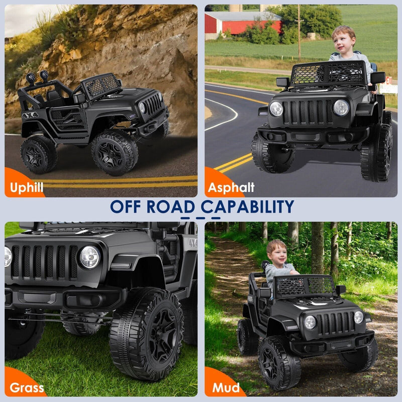 Load image into Gallery viewer, 3-Speed Electric Kids Ride On Car with Remote Control, USB Port, and LED Lights
