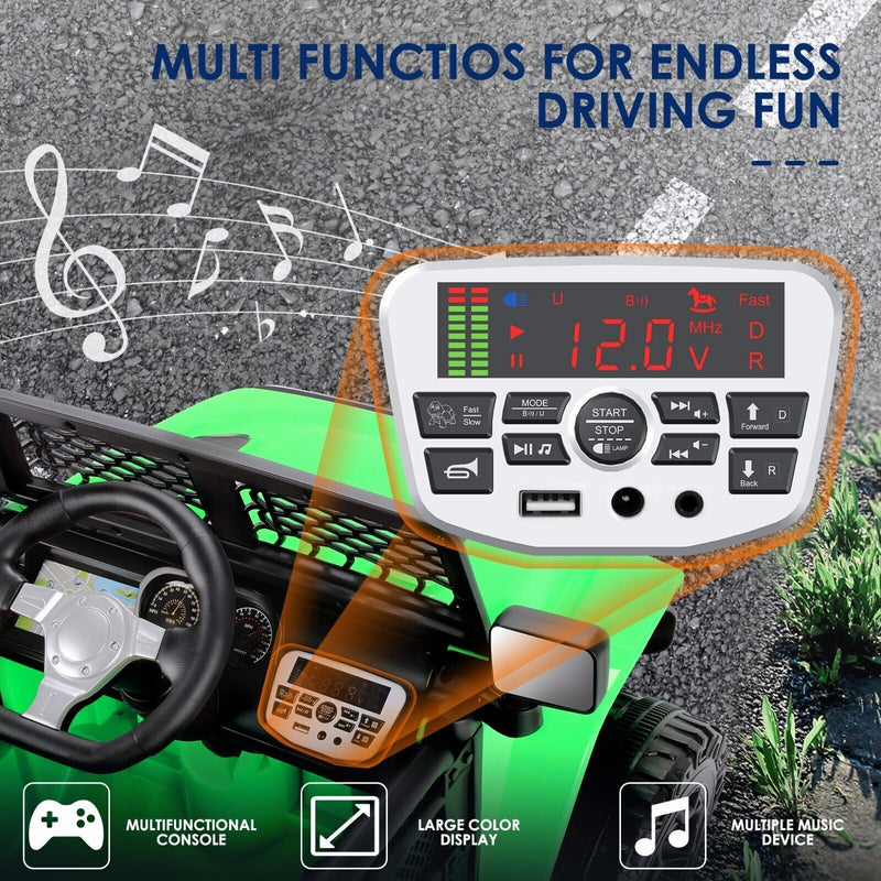 Load image into Gallery viewer, 3-Speed Electric Kids Ride On Car with Remote Control, USB Port, and LED Lights
