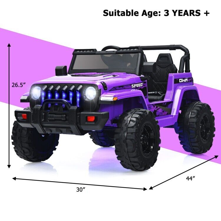 Load image into Gallery viewer, 12V Electric Ride On Jeep Toy Car with Remote Control for Kids
