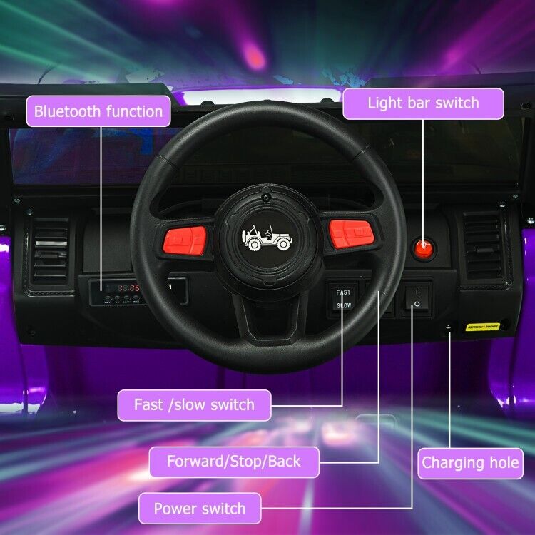 Load image into Gallery viewer, 12V Electric Ride On Jeep Toy Car with Remote Control for Kids

