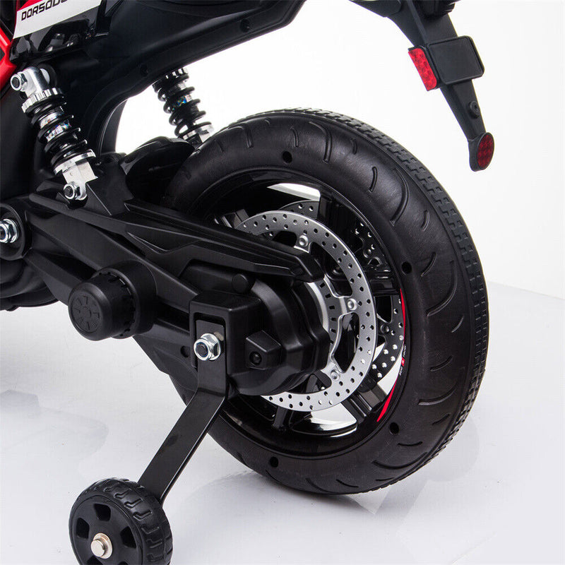 Load image into Gallery viewer, 12V Electric Ride On Motorcycle for Kids with LED Music and Training Wheels
