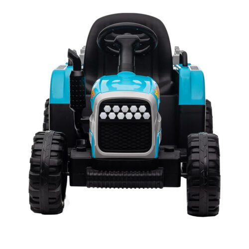 Load image into Gallery viewer, 12V Electric Ride On Toy Tractor with Trailer for Kids - Remote Controlled
