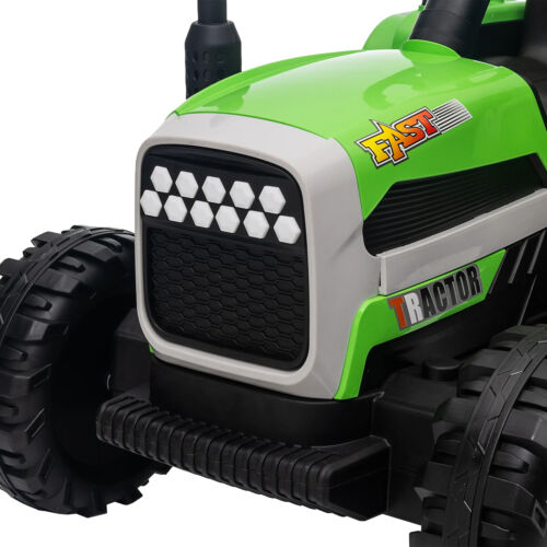 Load image into Gallery viewer, 12V Electric Ride On Toy Tractor with Trailer for Kids - Remote Controlled

