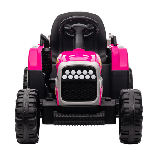 Load image into Gallery viewer, 12V Electric Ride On Toy Tractor with Trailer for Kids - Remote Controlled
