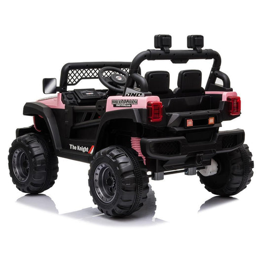 12V Electric Ride-On Truck Car for Kids with RC Remote Control - Pink