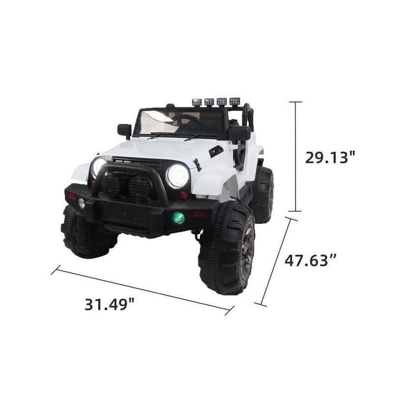 Load image into Gallery viewer, 12V Electric Ride-On Truck for Kids with MP3, USB, and LED Lights - Available in 4 Colors!
