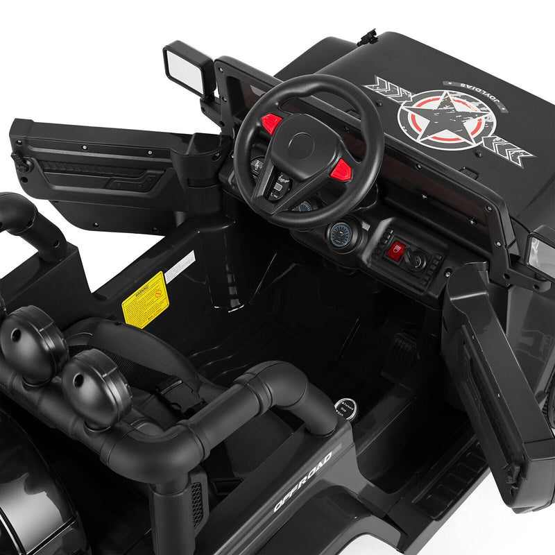 Load image into Gallery viewer, 12V Electric Ride-On Truck for Kids with Music, LED Lights, Bluetooth, MP3, and Remote Control
