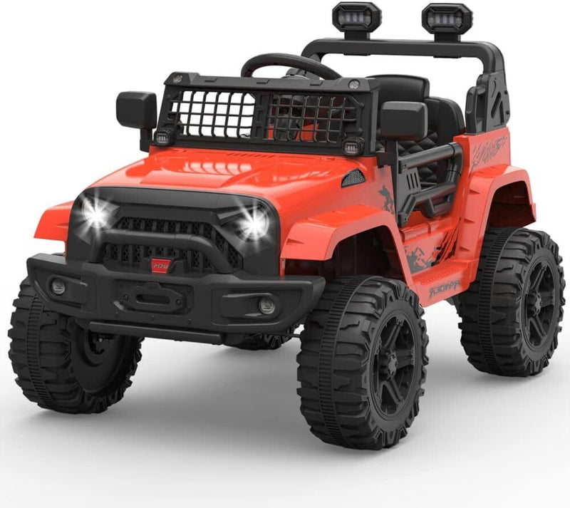 Load image into Gallery viewer, 12V Electric Ride-On Truck for Kids with Remote Control, 2 Speeds, and LED Lights
