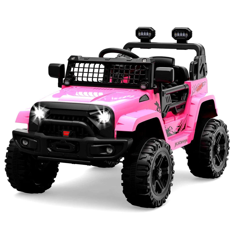 Load image into Gallery viewer, 12V Electric Ride-On Truck for Kids with Remote Control, 2 Speeds, and LED Lights
