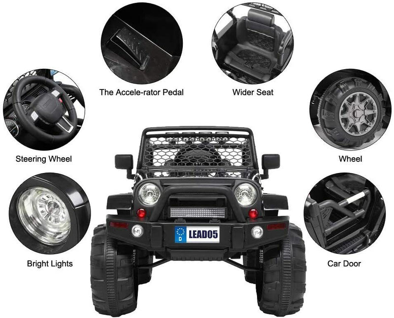 Load image into Gallery viewer, 12V Electric Ride-On Truck for Kids with Remote Control
