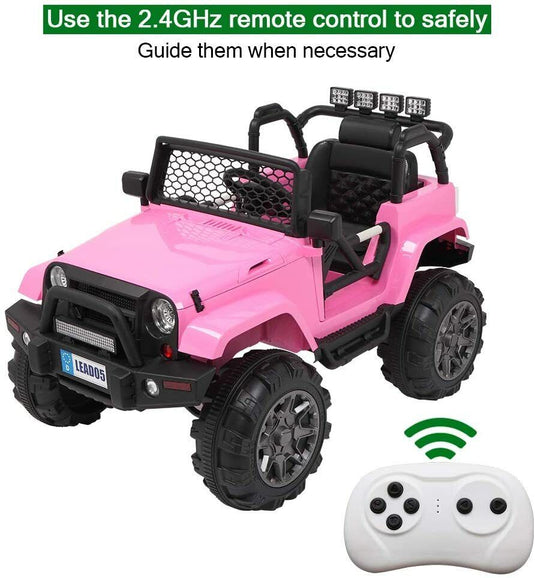 12V Electric Ride-On Truck for Kids with Remote Control