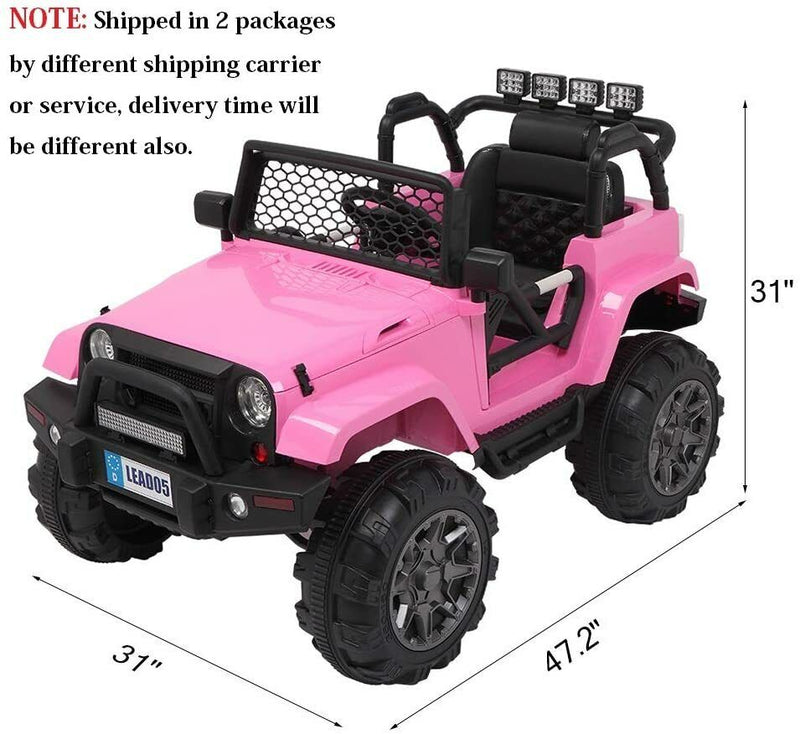 Load image into Gallery viewer, 12V Electric Ride-On Truck for Kids with Remote Control
