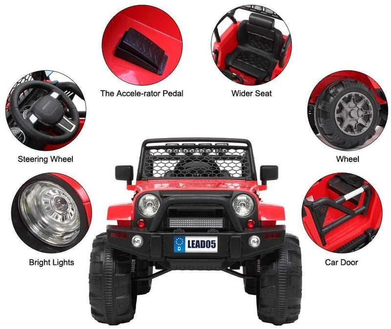 Load image into Gallery viewer, 12V Electric Ride-On Truck for Kids with Remote Control
