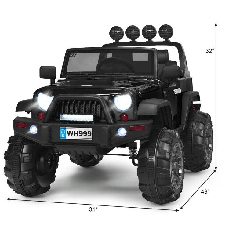 Load image into Gallery viewer, 12V Electric Ride-On Truck for Kids with Remote Control and Magnetic Double Doors

