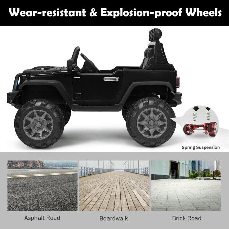 Load image into Gallery viewer, 12V Electric Ride-On Truck for Kids with Remote Control and Magnetic Double Doors
