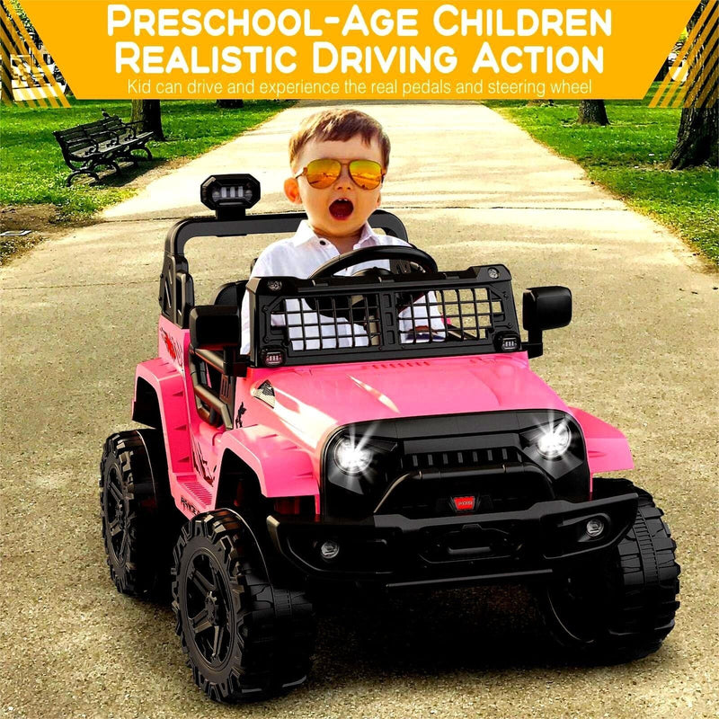 Load image into Gallery viewer, 12V Electric Ride-On Truck for Kids with Remote Control and Spring Suspension
