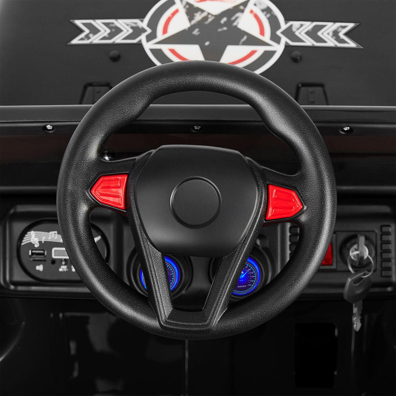 Load image into Gallery viewer, 12V Electric Ride-On Truck for Kids with Storage, LED Lights, MP3 Player, and Remote Control
