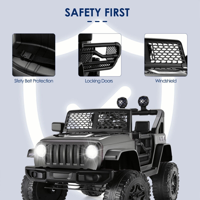 Load image into Gallery viewer, 12V Electric Ride-On Truck/Toy Car with Remote Control - 2.4G for Kids
