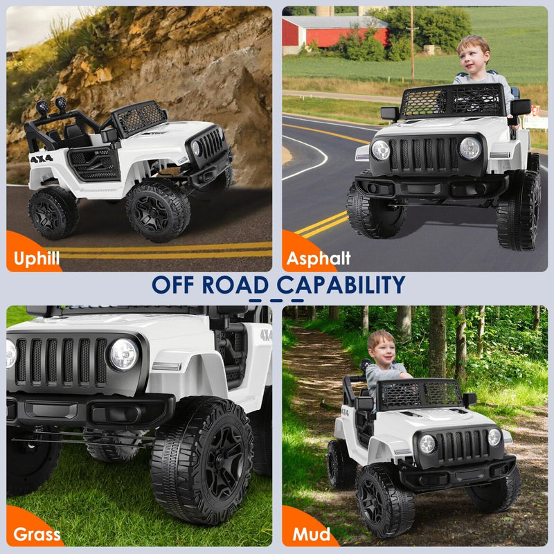 Load image into Gallery viewer, 12V Electric Ride-On Truck/Toy Car with Remote Control - 2.4G for Kids
