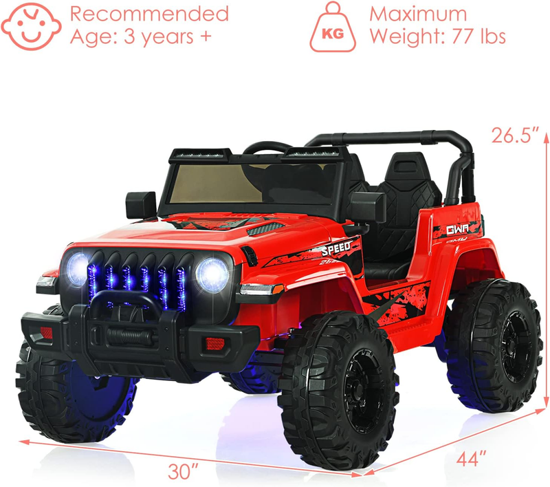 Load image into Gallery viewer, 12V Electric Ride-On Truck with Remote Control for Kids
