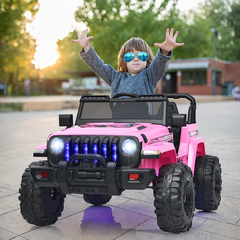 Load image into Gallery viewer, 12V Electric Ride-On Truck with Remote Control for Kids, Battery Powered Toy Vehicle

