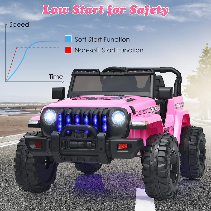 Load image into Gallery viewer, 12V Electric Ride-On Truck with Remote Control for Kids, Battery Powered Toy Vehicle
