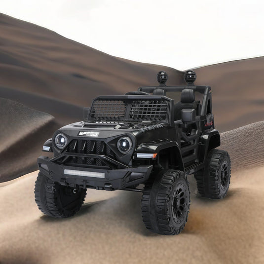 3-Speed Electric Car for Kids with Power Display, USB, MP3, and Bluetooth Connectivity