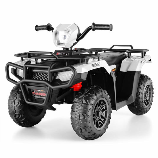 12V Electric Vehicle with High/Low Speed Treaded Tires and LED Lights