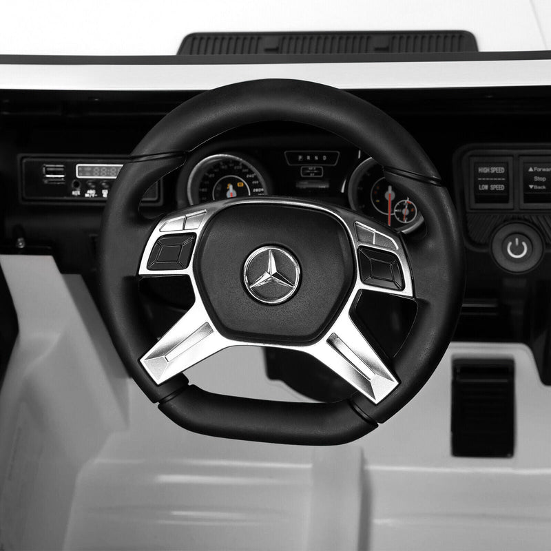 Load image into Gallery viewer, Mercedes-Benz 12V Kids Ride On Car with Music, LED Lights, Bluetooth, and Remote Control
