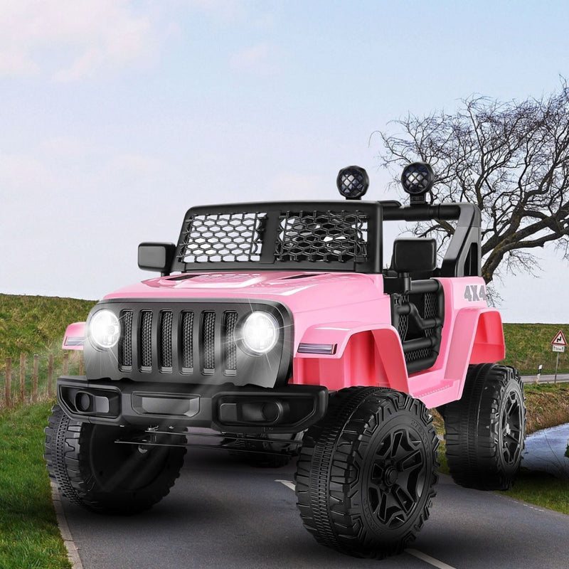 Load image into Gallery viewer, 12V Jeep Car with Remote Control, MP3, LED Lights, and AUX/USB - The Perfect Electric Ride On for Kids!
