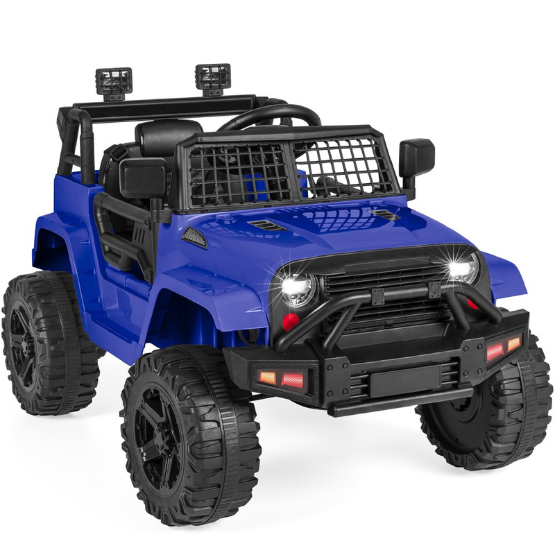 Load image into Gallery viewer, 12V Jeep Kids Ride-On Truck with Remote Control, Spring Suspension, and LED Lights
