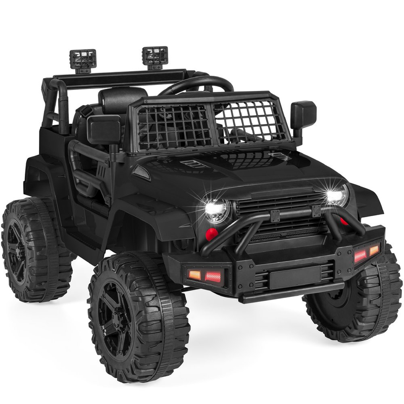 Load image into Gallery viewer, 12V Jeep Kids Ride-On Truck with Remote Control, Spring Suspension, and LED Lights
