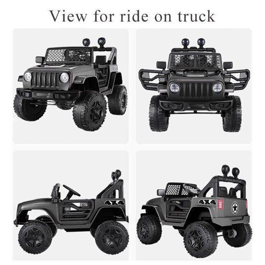 Electric Kids Ride On Car with 12V 7Ah Battery and 2 Seater Jeep Design
