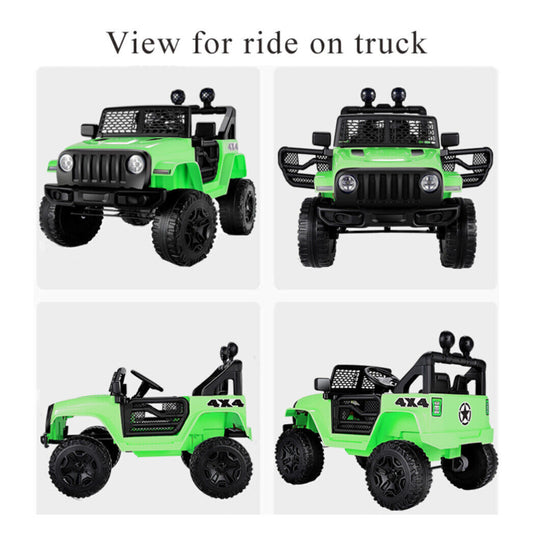 Electric Kids Ride On Car with 12V 7Ah Battery and 2 Seater Jeep Design