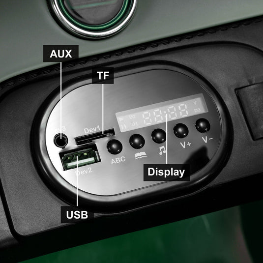 12V Electric Bentley Style Ride On Car for Kids with Remote Control and AUX
