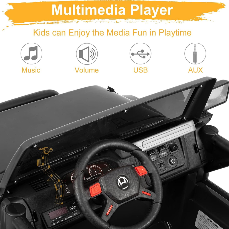 Load image into Gallery viewer, 12V Kids Electric Ride-On Truck with Remote Control and Lights

