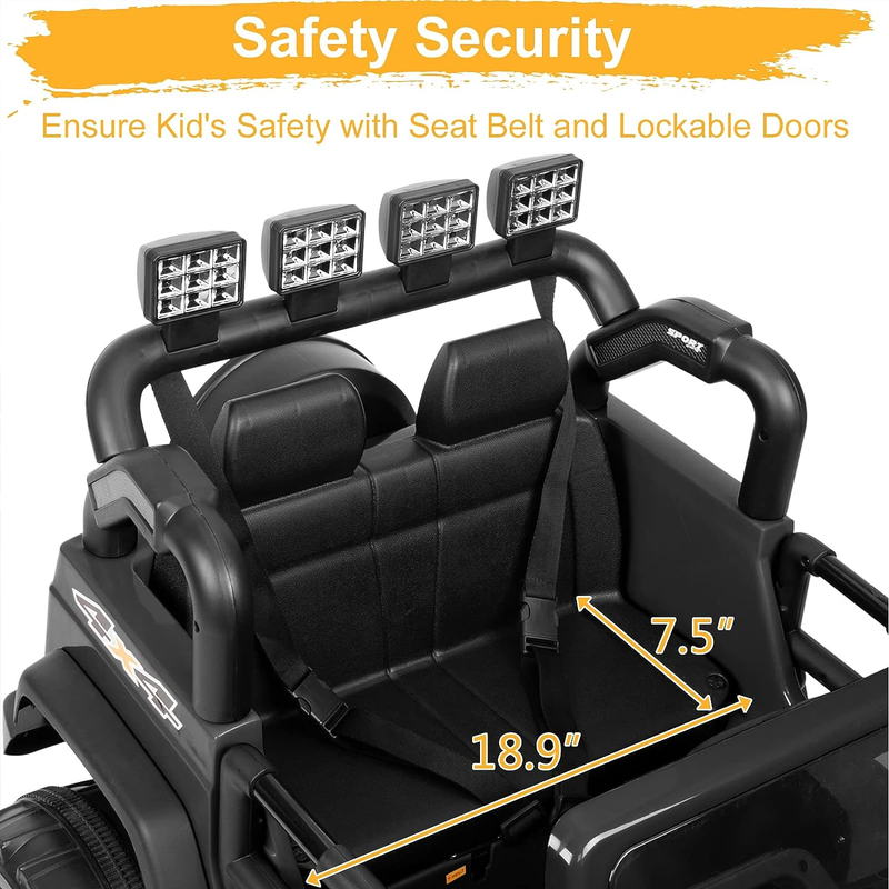 Load image into Gallery viewer, 12V Kids Electric Ride-On Truck with Remote Control and Lights

