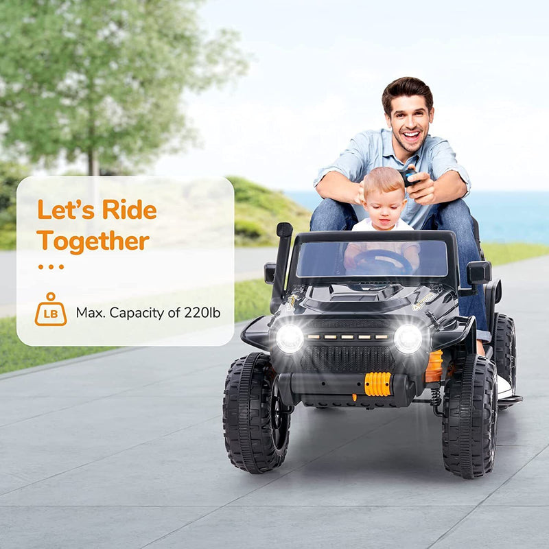 Load image into Gallery viewer, 12V Kids Electric Ride On Truck with Remote Control and Parent Seat
