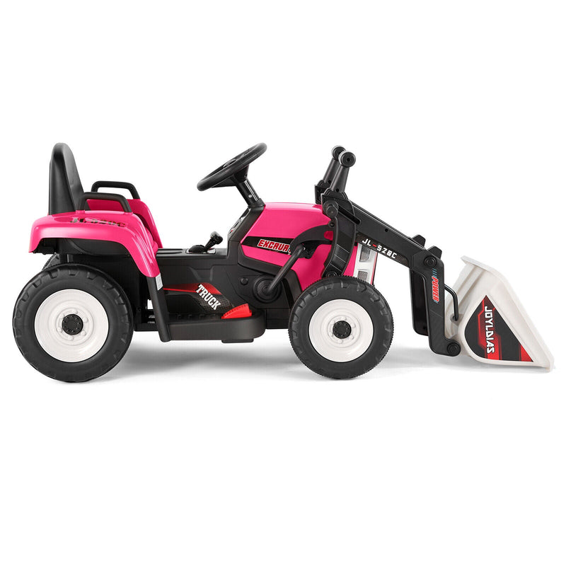 Load image into Gallery viewer, 12V Kids Ride On Excavator with Music and Remote Control - 3 Speed Options
