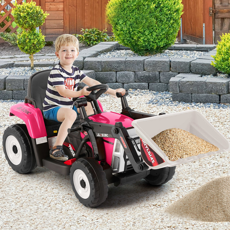 Load image into Gallery viewer, 12V Kids Ride On Excavator with Music and Remote Control - 3 Speed Options
