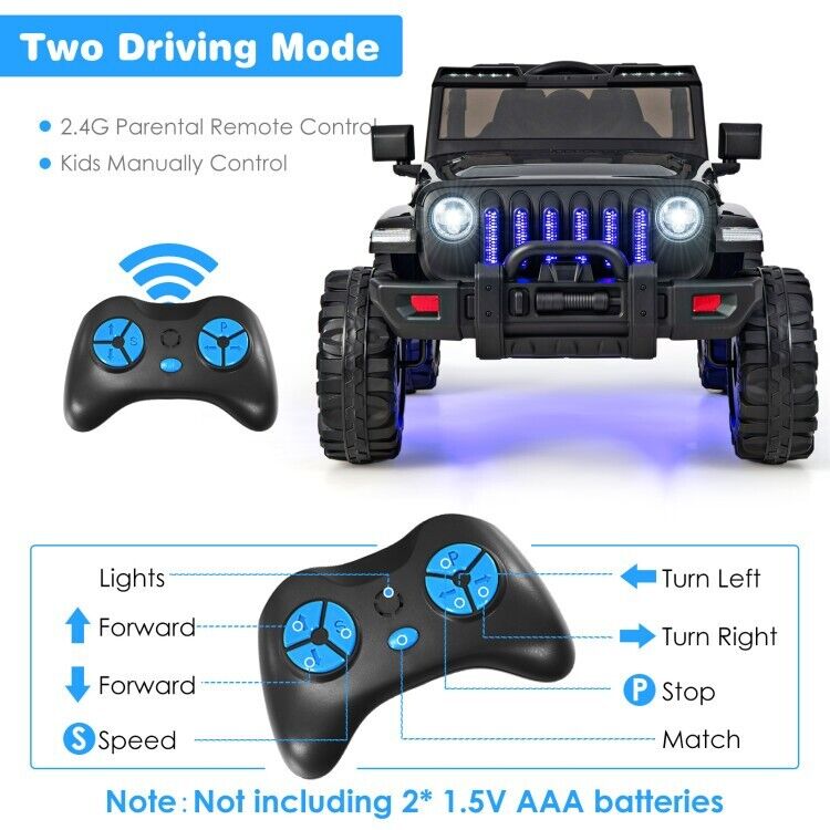 Load image into Gallery viewer, 12V Kids Ride-on Jeep Car with Remote Control - Perfect Gift for Toddlers
