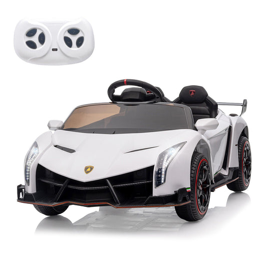 Licensed Lamborghini Electric Ride-On Car for Kids with Remote Control - 12V