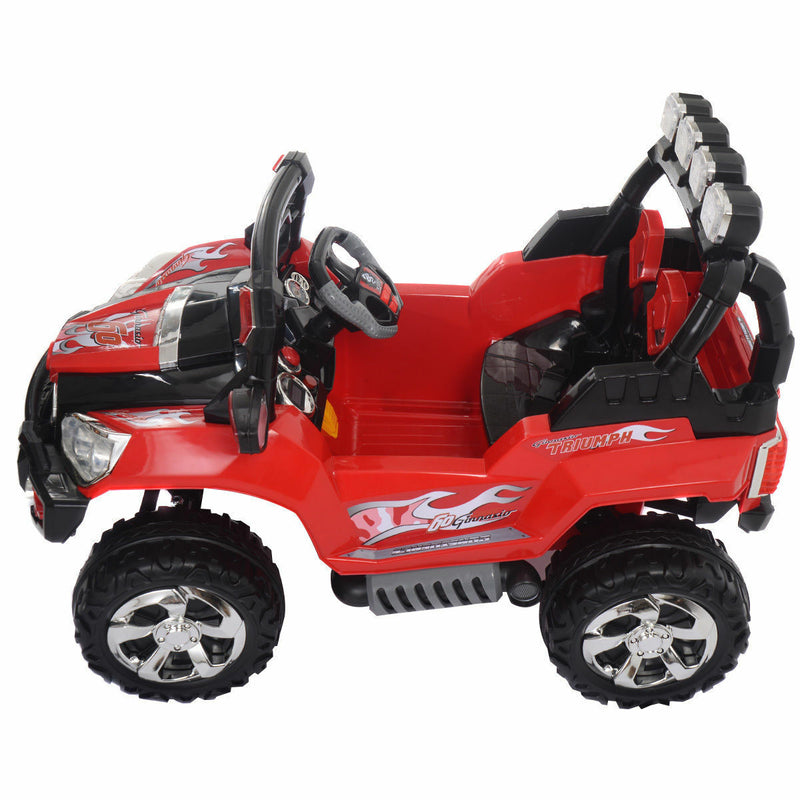 Load image into Gallery viewer, 12V Kids Ride On Truck Car with MP3, RC Remote Control, LED Lights, and Music
