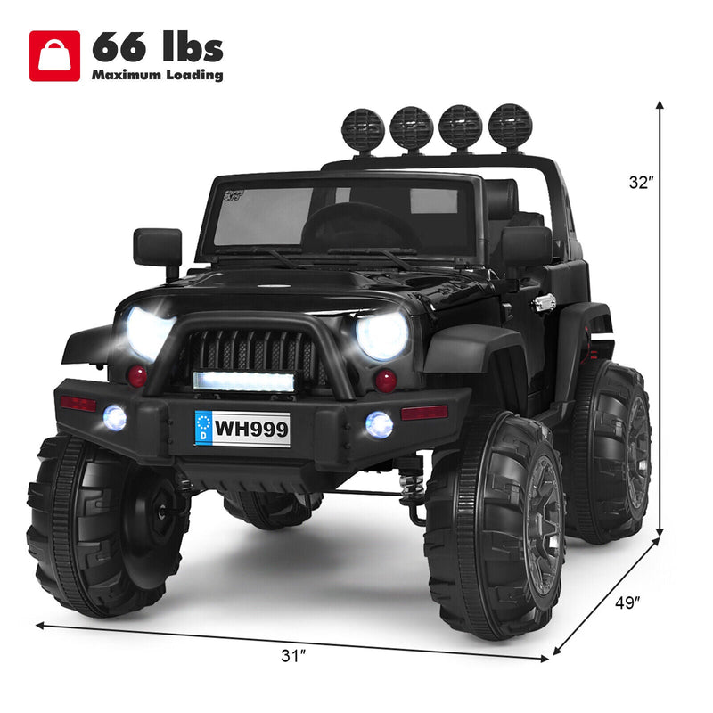 Load image into Gallery viewer, 12V Kids Ride on Truck with 2.4GHz Remote Control - Electric Vehicle for Children
