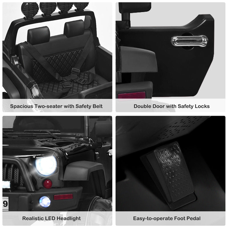 Load image into Gallery viewer, 12V Kids Ride on Truck with 2.4GHz Remote Control - Electric Vehicle for Children
