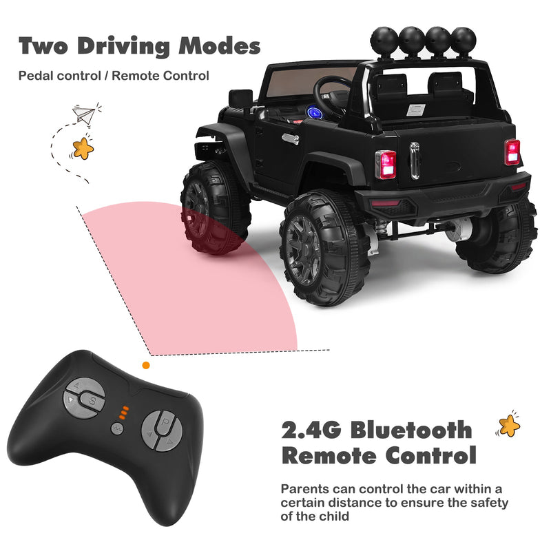 Load image into Gallery viewer, 12V Kids Ride on Truck with 2.4GHz Remote Control - Electric Vehicle for Children
