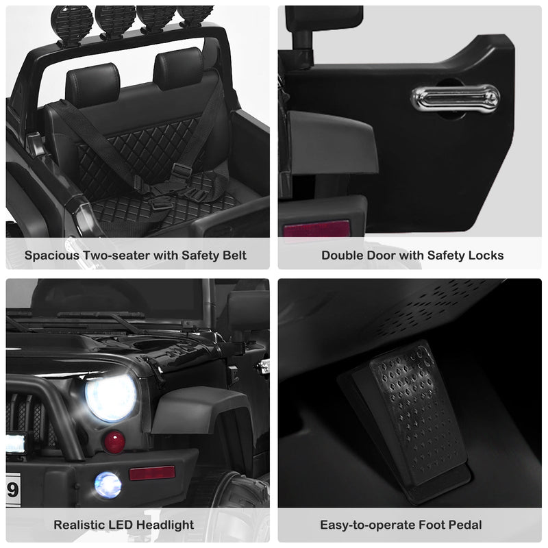 Load image into Gallery viewer, 12V Kids Ride on Truck with 2.4GHz Remote Control - Electric Vehicle for Children
