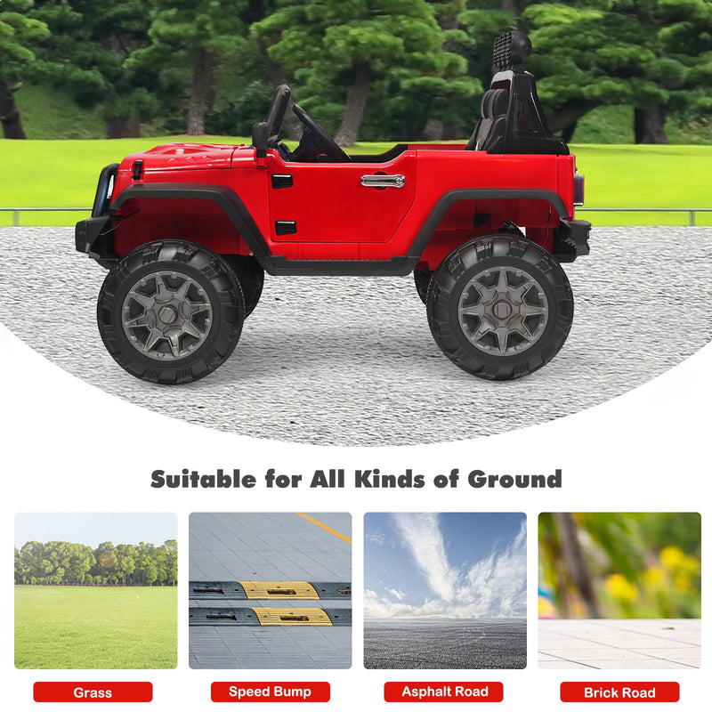 Load image into Gallery viewer, 12V Kids Ride on Truck with 2.4GHz Remote Control - Electric Vehicle for Children
