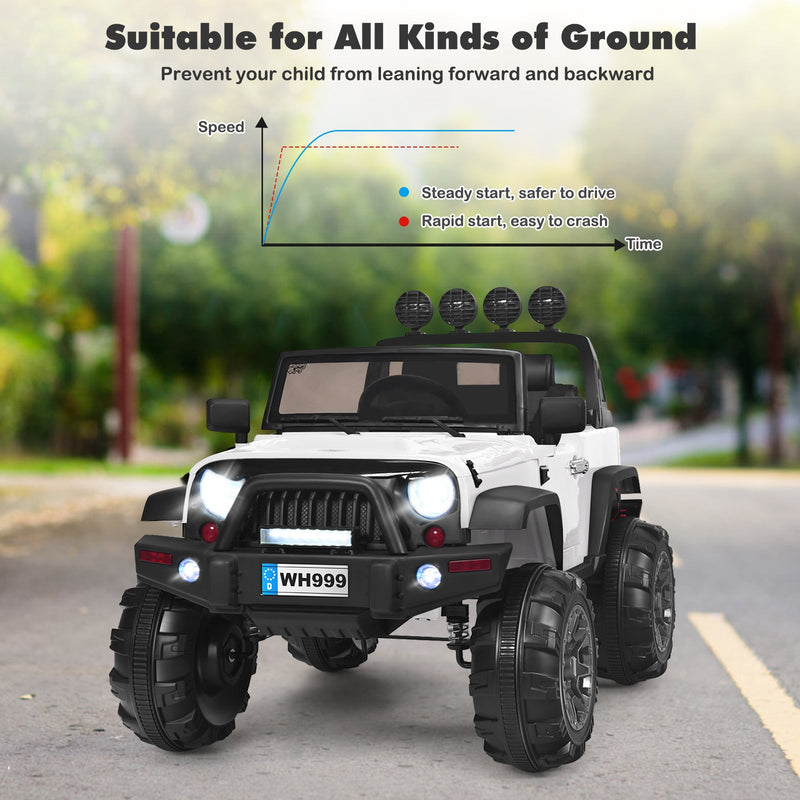 Load image into Gallery viewer, 12V Kids Ride on Truck with 2.4GHz Remote Control - Electric Vehicle for Children
