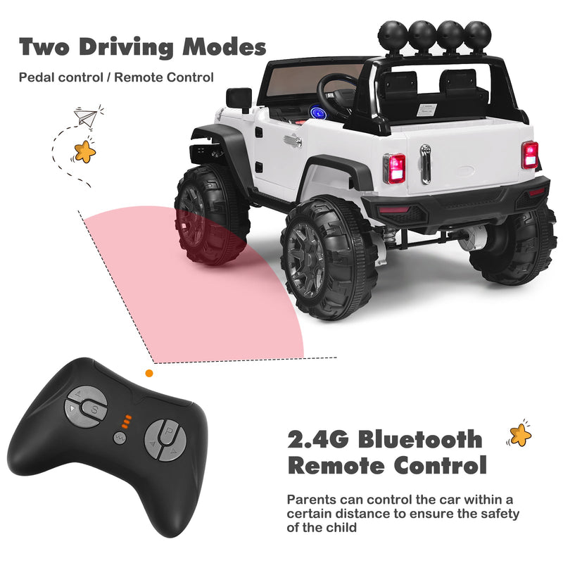 Load image into Gallery viewer, 12V Kids Ride on Truck with 2.4GHz Remote Control - Electric Vehicle for Children
